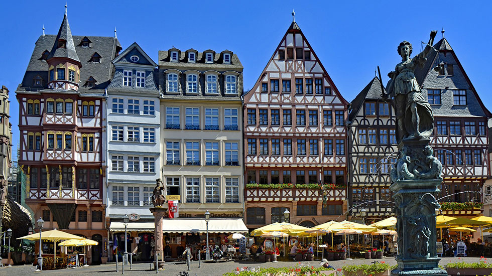Phố cổ Frankfurt - Du lich Đức