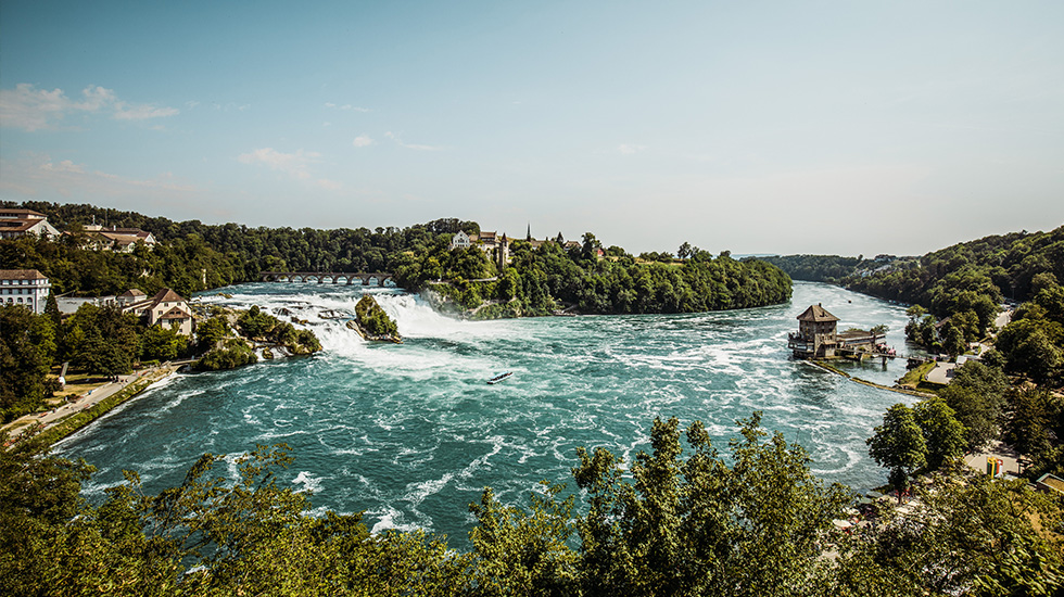 Thác nước Rhine Falls - Du lịch Tây Âu