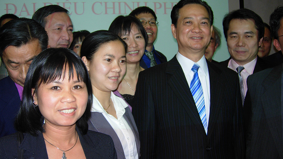 Gặp gỡ thủ tướng Nguyễn Tấn Dũng trong sự kiện WEF Davos 2007