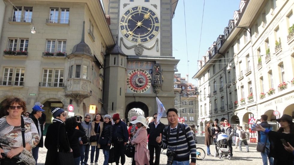 Chiếc đồng hồ thiên văn cổ tại thủ đô Bern